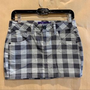 Buffalo Plaid Mini Skirt SZ11 NWT